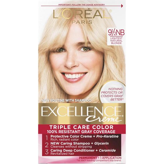 Imagem de Cor de cabelo L'Oreal Paris Excellence Creme 9,5 MB Loiro mais claro