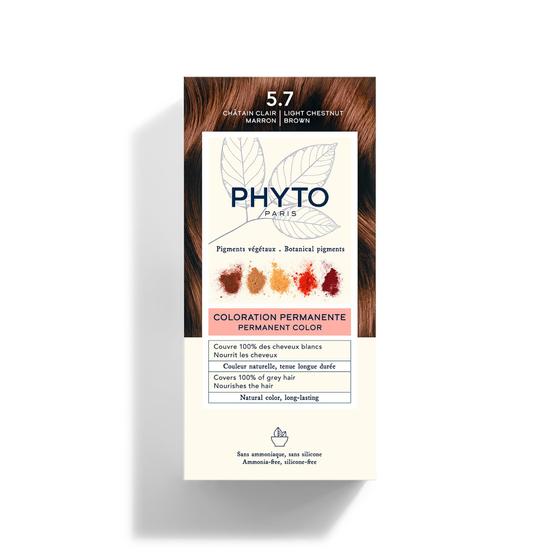 Imagem de Cor de cabelo PHYTO Phytocolor Permanent 5.7 Castanho claro