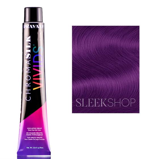 Imagem de Cor de cabelo Pravana Chromasilk Vivids Creme Purple Tourmaline