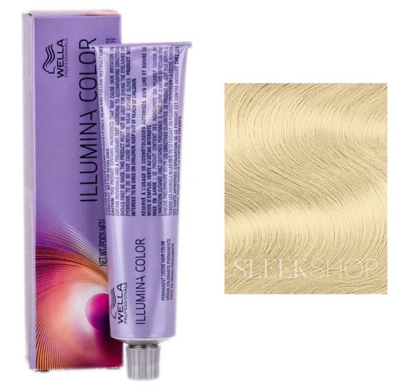 Imagem de Cor de cabelo Wella Illumina Permanent Cream Dye 10 Lightest Bl