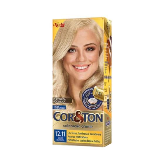 Cor & ton tinta 12.11 Louro platinado 50g - Tinta de Cabelo - Magazine ...