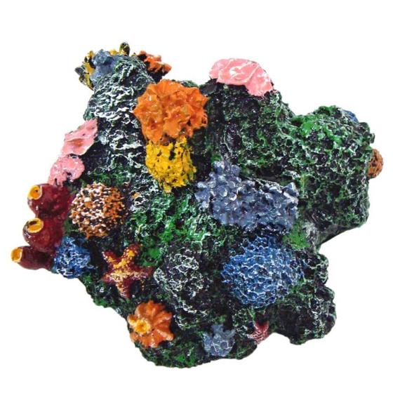Imagem de Coral Com Toca decoração Grande enfeite para aquário.