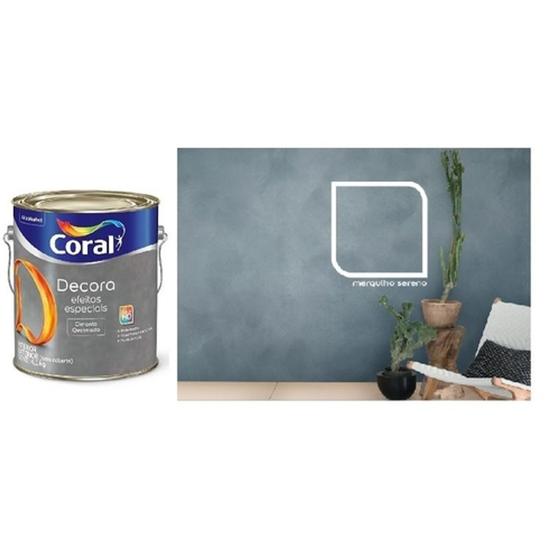 Coral Decora Massa para Efeito Cimento Queimado cor Mergulho Sereno 3,0LT 4,1KG Menor preço em Coral Decora Massa para Efeito Cimento Queimado cor Mergulho Sereno 3,0LT 4,1KG