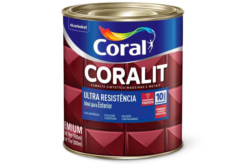 Imagem de Coralit Alto Brilho Esmalte Sintético Ultra Resistência 900ml