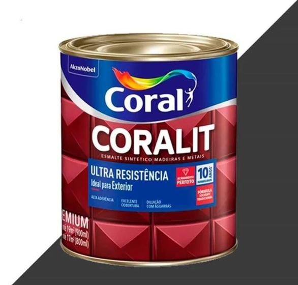 Imagem de Coralit Ultra Resistência Alto Brilho - Esmalte Sintético Madeira e metais 900ML