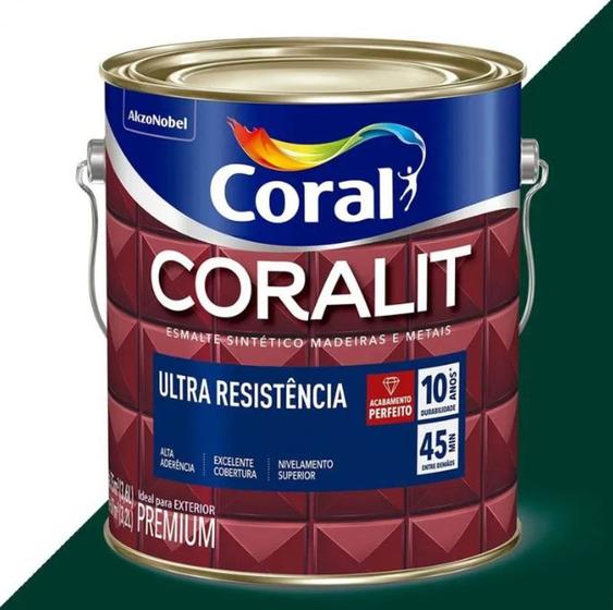 Imagem de Coralit Ultra Resistência Alto Brilho - Esmalte Sintético Madeira e metais 900ML