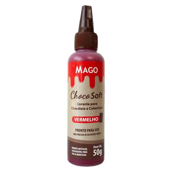 Imagem de Corante Choco Soft Vermelho 50g Mago