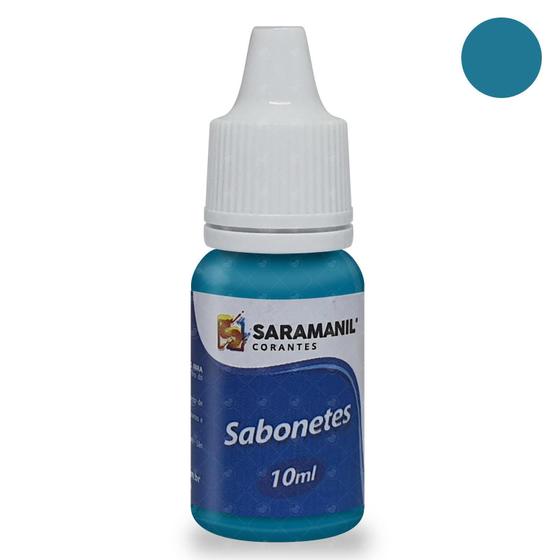 Imagem de Corante Cosmetico Sabonete Saramanil ul Turquesa 10Ml