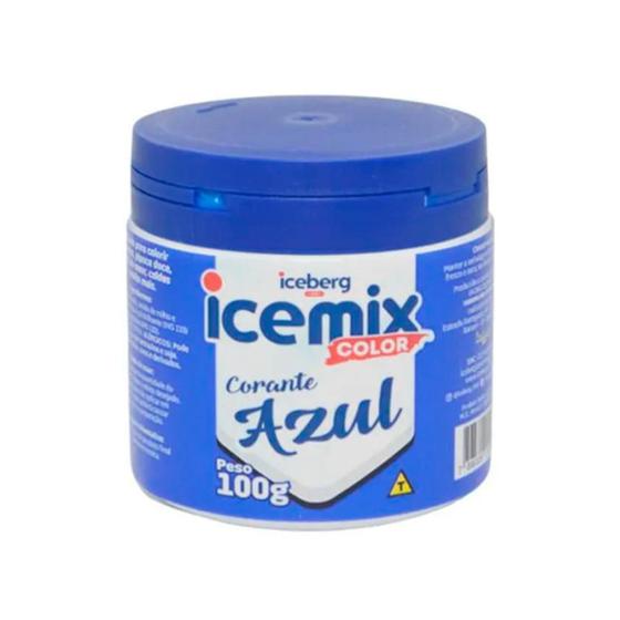 Imagem de Corante em po icemix color azul com 60 gramas