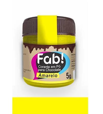 Imagem de Corante Em Po P/ Choco Amarelo 5g Fab