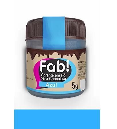 Imagem de Corante Em Po P/ Choco Azul 5g Fab