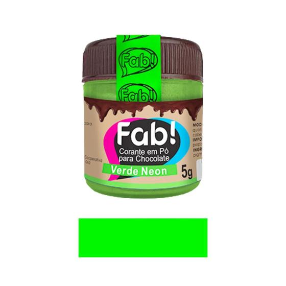 Imagem de CORANTE EM PÓ P/ CHOCOLATE NEON 5g FAB!