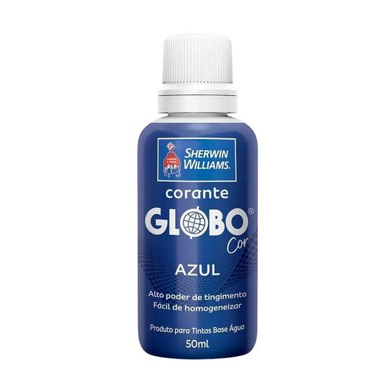 Imagem de Corante Globo Azul 50ml - Embalagem com 12 Unidades