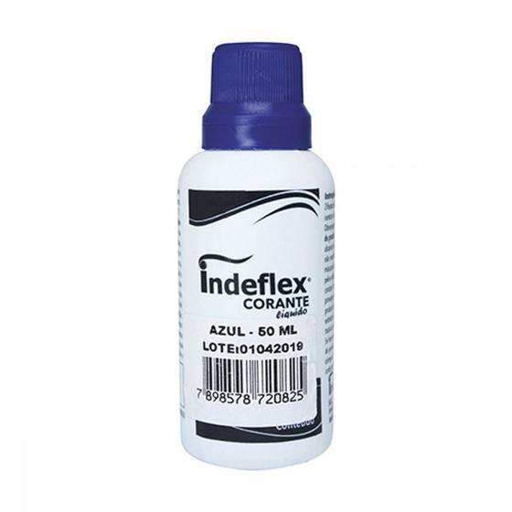 Imagem de Corante Indeflex Azul 50Ml ./ Kit Com 12 Unidades