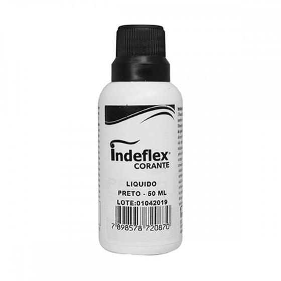 Imagem de Corante Indeflex Preto 50Ml . / Kit C/ 12 Unidades