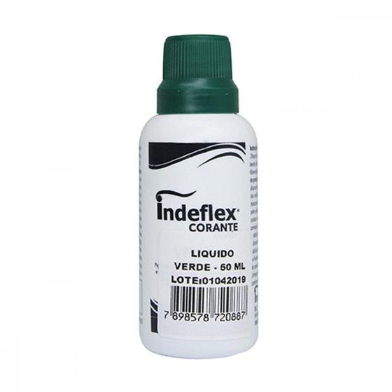 Imagem de Corante Indeflex Verde 50Ml - Kit C/12 Unidades