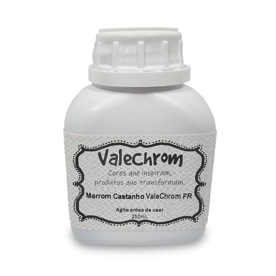 Imagem de Corante Industrial Marrom Castanho ValeCor p/ tinta e textura 250ml