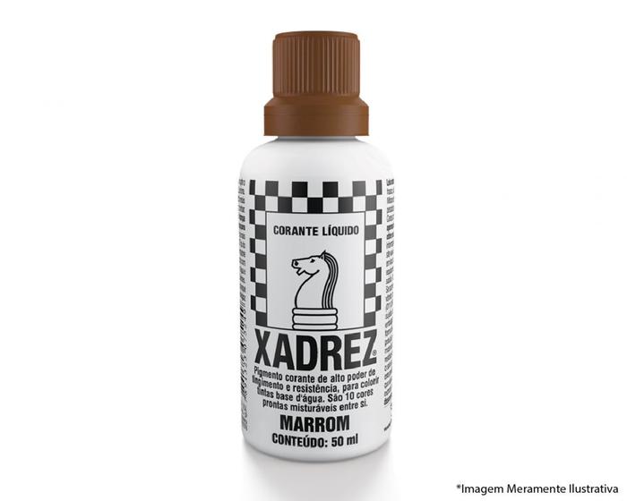 Imagem de Corante Liq Xadrez Extra 50Ml Marrom c/12pcs