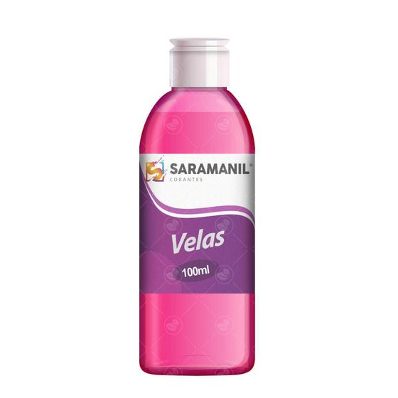 Imagem de Corante Líquido Pink Fluorescente Sarama Velas Anilina 100Ml