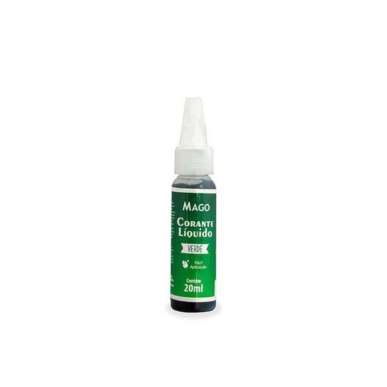 Imagem de Corante Líquido Verde 20 ml Mago  Confeitaria