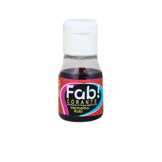 Imagem de Corante Líquido Vermelho Rubi Alimentício 10Ml