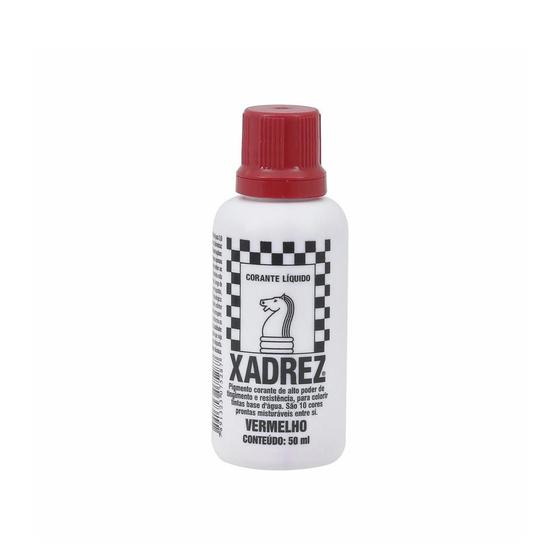 Imagem de Corante Líquido Xadrez Vermelho 50ml