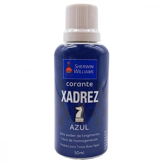 Imagem de Corante Para Tinta Xadrez Azul (50Ml) - Kit C/12 Peças