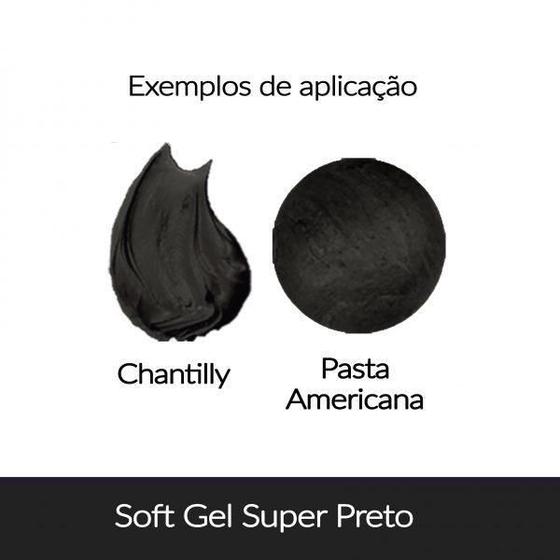 Imagem de Corante Soft Gel Preto Confeitaria 25G