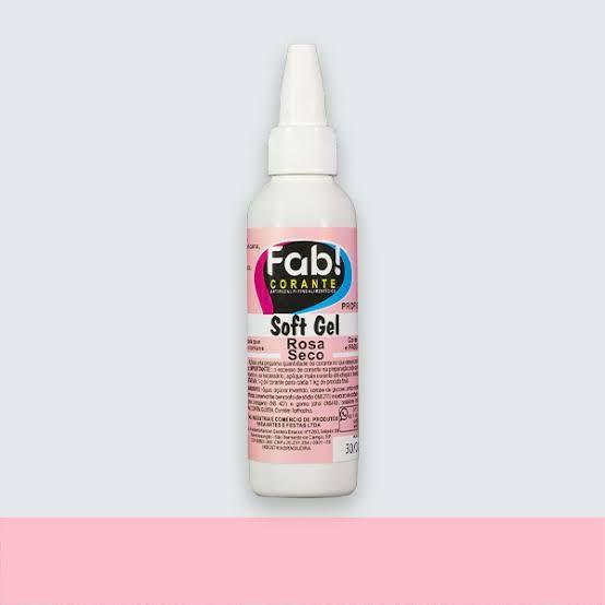 Imagem de Corante Soft Gel Rosa Seco 25g Fab