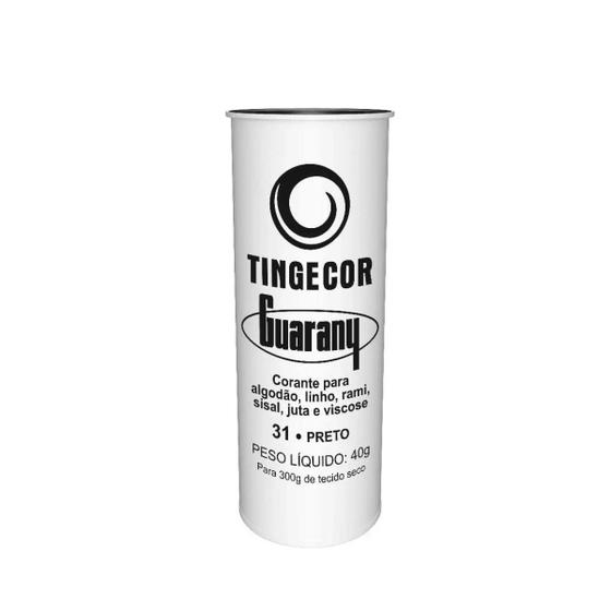 Imagem de Corante tingicor 31 preto Tintura de tecido preto para roupas