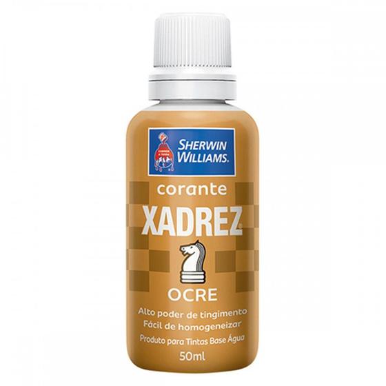 Imagem de Corante Xadrez 50Ml Ocre . / Kit C/ 12 Unidades