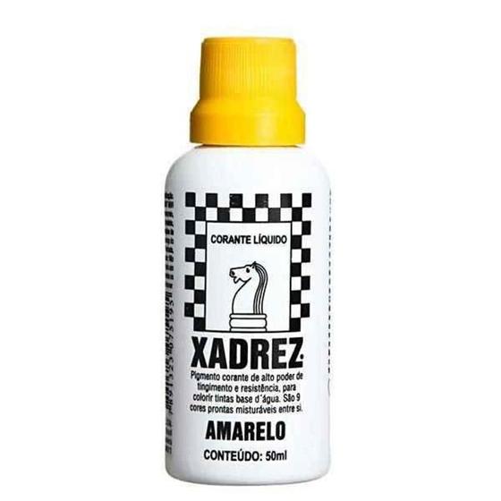 Imagem de Corante  Xadrez Amarelo Liquido 50G - 128058