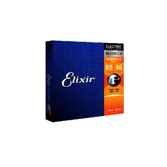 Imagem de Corda .009 Custom Light Para Guitarra Nanoweb Elixir F108