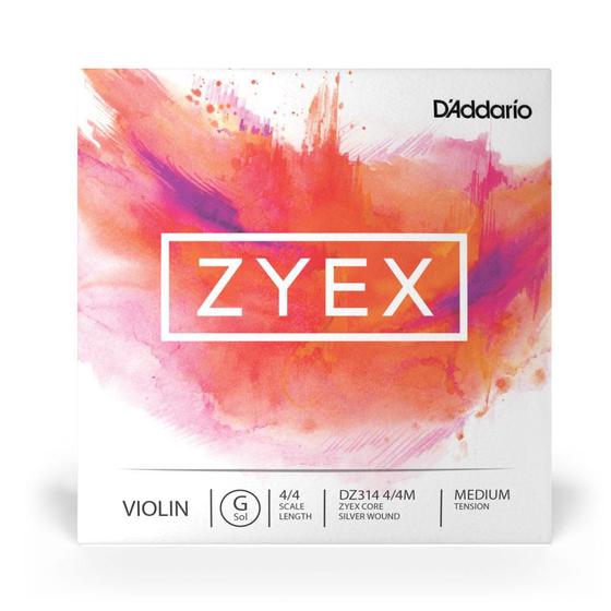 Imagem de Corda Avulsa Para Violino SOL D'Addario Zyex DZ314 4/4M