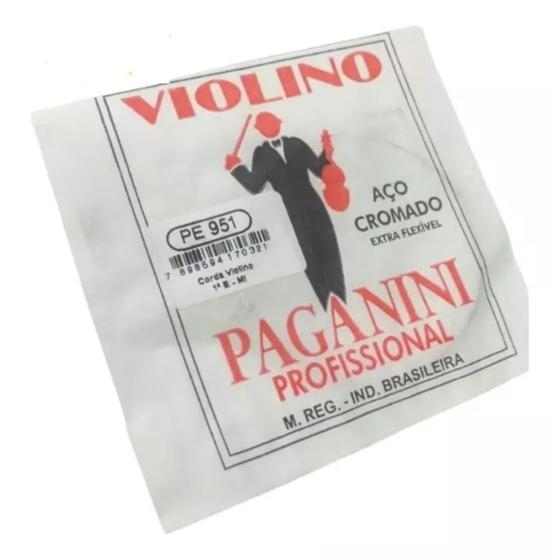 Imagem de CORDA AVULSA VIOLINO  1ª MI paganini 