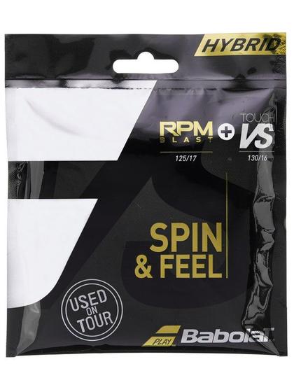 Imagem de Corda Babolat RPM Blast 17 1.25mm Preta + Touch VS 1.30mm - Set Individual