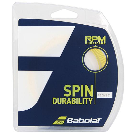 Imagem de Corda Babolat RPM Hurricane 17L 1.25mm Amarela - Set Individual