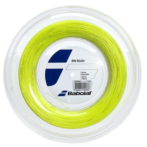 Imagem de Corda Babolat Rpm Rough 16L 1.25Mm Amarelo - Rolo 200 Metros