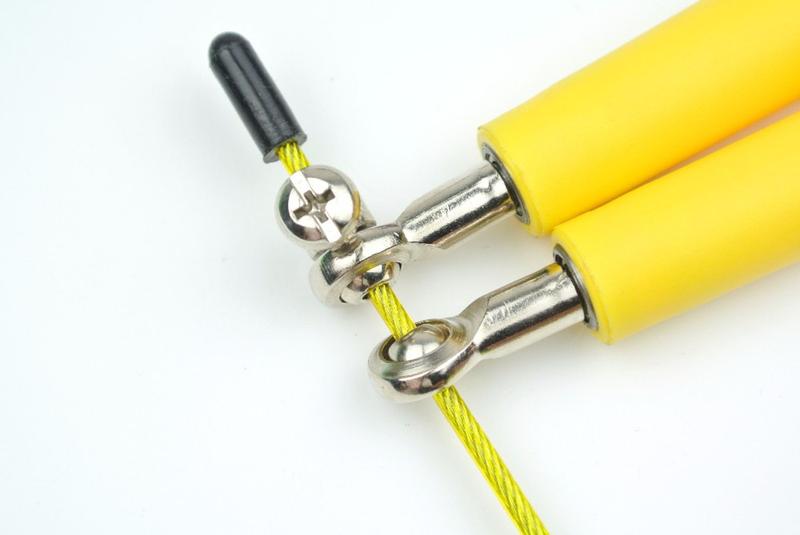 Imagem de Corda CROSS Speed Rope 2 Rolamentos Manopla PVC Lequipo