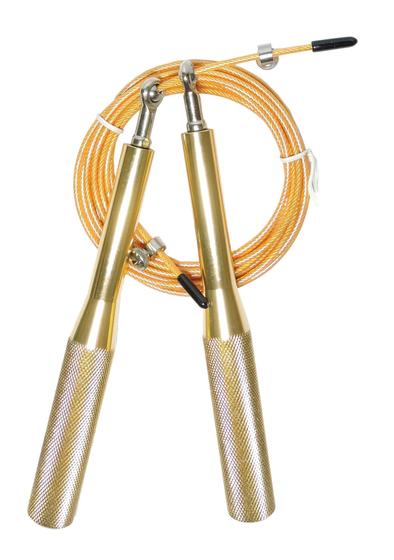Imagem de Corda Cross Speed Rope AL-14 2 Rolamentos Metal Dourada