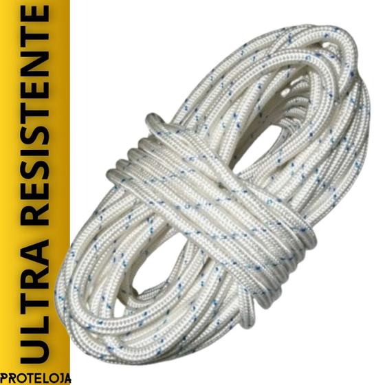 12mm 100% PURO COTONE NATURALE Corda 3 Strand Intrecciato - Foto 10