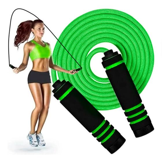 Imagem de Corda de Pular Profissional Ajustável - Speed Rope Exercício Funcional