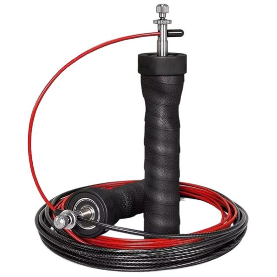 Imagem de Corda de Pular Speed Rope Profissional com Rolamento Targ Me Academia Cross Funcional