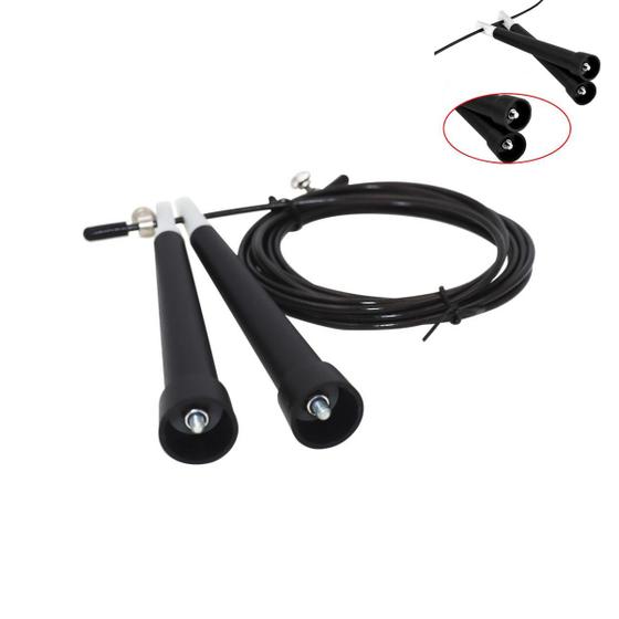 Imagem de Corda De Pular Speed Rope Rolamento 3m Cabo De Aço