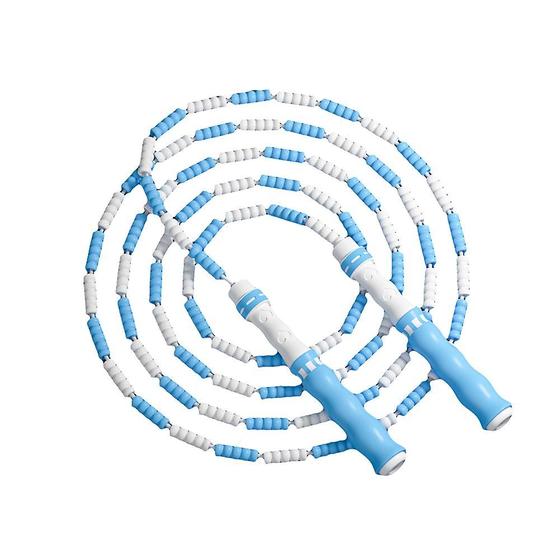 Imagem de Corda de Pular Wokex - Com Contas Macias e Segmentada - 2,7m - Azul