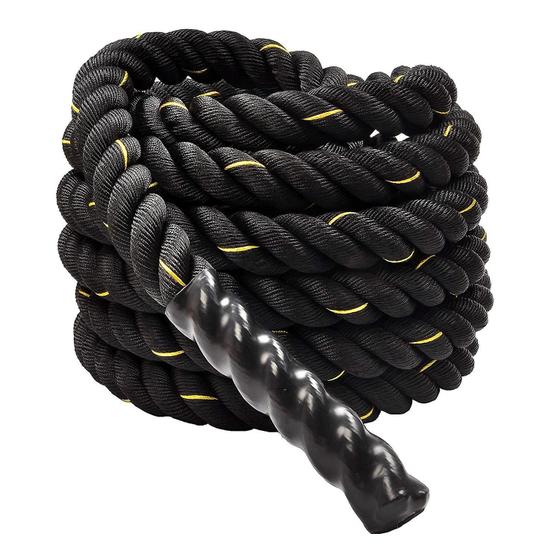 Imagem de Corda de Pular Wokex com Peso (1,3kg) - 3m - Poliéster Preto