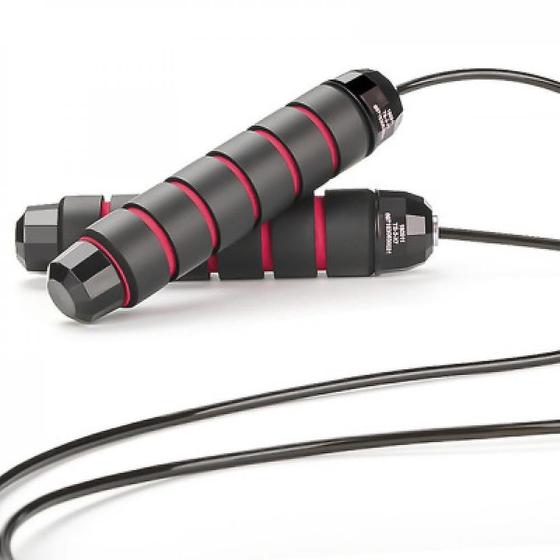Imagem de Corda de Pular Wokex Fast Skipping Rope com Rolamento de Esferas - Vermelha