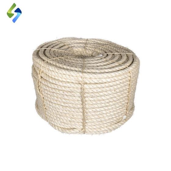 Imagem de Corda de Sisal 20mm x 10 metros - SISALSUL - Barbante fibra natural Artesanato Macramê Arranhadores