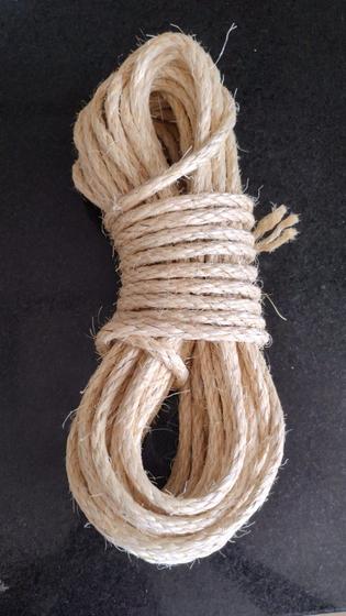 Imagem de corda de Sisal 6mm a 10mm 30 metros