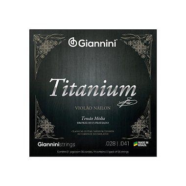 Imagem de Corda De Violão Nylon Giannini Titanium Média (028.041)